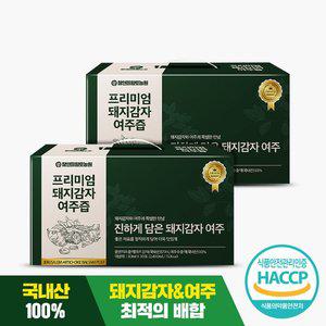 [참앤들황토농원]프리미엄 국내산 돼지감자 여주즙 80ml x 30포 2박스