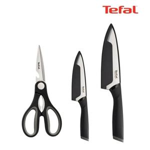 [TeFal] 테팔 콜렉션 칼가위 3종 세트(식도 15cm+과도 9cm+주방가위)