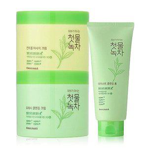 [과일나라]첫물녹차 1+1 클렌징크림 마사지크림 클렌징폼
