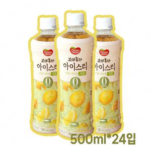 [무료배송]동원 보성홍차 아이스티제로 레몬 500ml X 24개