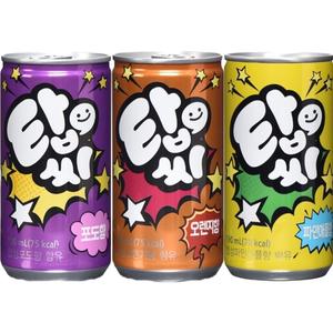 일화 탑씨 190ml 90캔(오렌지30캔+파인애플30캔+포도30캔)