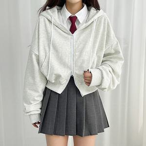 [크롭/기본/오버핏] 기장별 투웨이 후드집업
