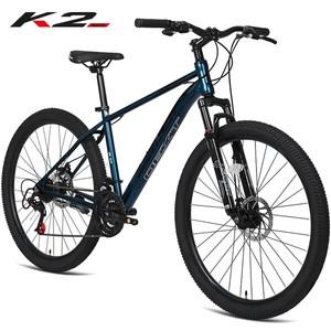 2024 케이투바이크 레이브2.1D 26인치 MTB자전거 선런 원터치21단 디스크브레이