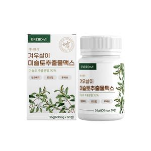 미슬토 국내산 미슬토추출물 겨우살이 효능 참나무 기생 렉틴 면역 요법 국산 60정