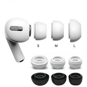 부드러운 실리콘 이어 버드 이어폰 케이스 귀마 커버 Apple Airpods Pro 3 헤드폰 이어팁 캡 팁 Airpods3