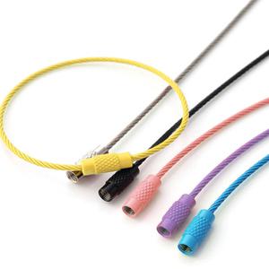키링부자재 10P 컬러와이어링 1.5mm 가방 비즈 아크릴