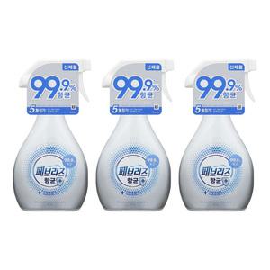 페브리즈 섬유탈취제 본품 370ml 3개입 (강력탈취/항균플러스/깨끗한향)