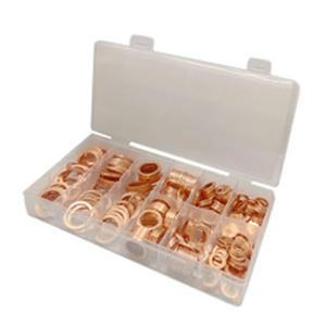 산업용 구리와샤 자동차 동패킹 400pcs 세트 자재 공사 건축 인테리어 DIY