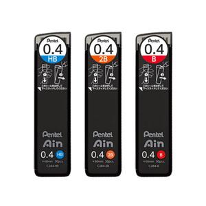 펜텔 샤프심 아인 0.4mm 낱개 심플한 케이스