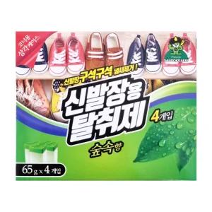 산도깨비 신발장용 탈취제 숲속향 65g 4입 X 20개