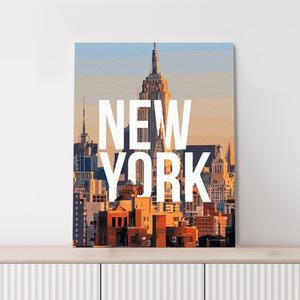 DIY 명화그리기 뉴욕시티 40x50 풍경화 감성 그림그리기 세트 플레이어바웃