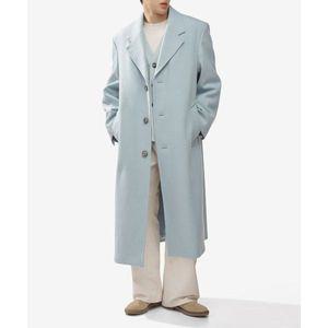 [아미]싱글 브레스티드 버진 울 코트 - 아쿠아 마린 HCO307WV0016468 115267753