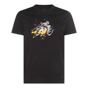 폴스미스 M2R010RMP444879 로고 블랙 반팔 티셔츠 PAUL SMITH