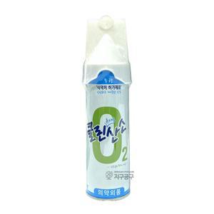 오투랜드 클린 휴대용 산소 운동 등산 지하 작업 현장 호흡 보충 공급 안전 산소캔 