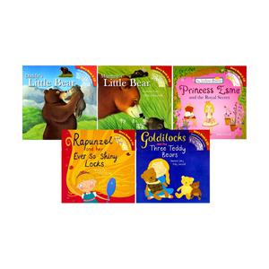 Story Book and CD (5종택1) 아기곰 골디락스 라푼젤 유아 초등 영어책 원서 그림책 CD포함