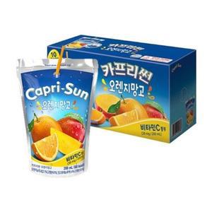 농심 카프리썬 오렌지망고 200ML 박스(10개입)