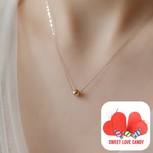 [ SWEET LOVE CANDY 패키지] 달이 별빛을 사랑하는 날 14K GOLD 목걸이 핑크선물포