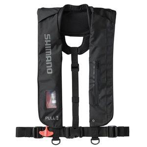 시마노 SHIMANO 라프트 에어자켓 팽창식 구명 용품 VF051K 풀 블랙 프리