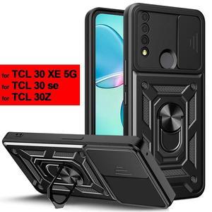 보관함 Capa 30 XE 5G 케이스 슬라이드 카메라 렌즈 보호 링 스탠드 커버 SE 4G Z 홀더