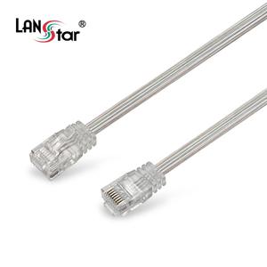 CAT.6 UTP 투명 평면 랜선 케이블 10M LS-FT6U10M [H@lu]