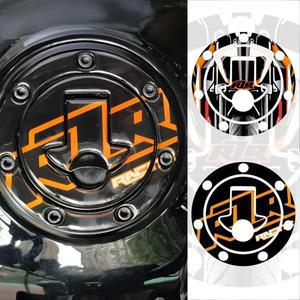 KTM Duke Duke 125 200 250 390 790 RC200 RC390 용 3D 젤 오토바이 연료 탱크 캡 커버 패드 액세서리 모토