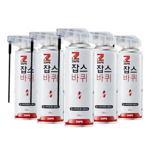 거품 스프레이 잡스 화이트펜스 플러스 220ml 5개 바퀴 개미 빈대약 거품형 살충제