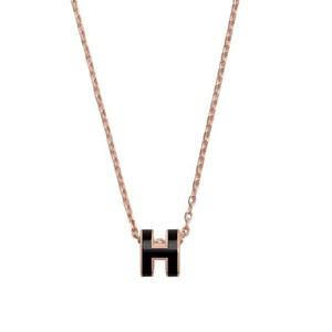 H147992FO03 미니 팝아슈 펜던트 로즈골드 누아 블랙