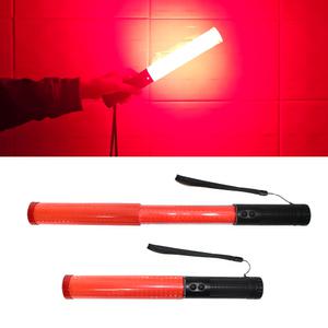 1-1 안전 신호봉 SMS6 (340~500mm) AA건전지 3개포함 경광봉 주차 유도봉 안전봉 후레쉬 경고음 길이조절