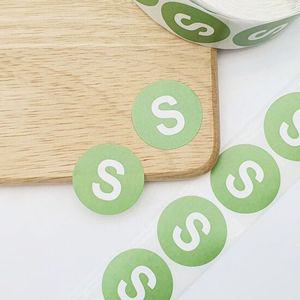 사이즈 스티커 옷사이즈 S