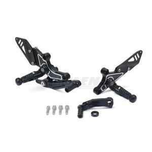 바이크 오토바이 조정 가능 레이즈 이동 뒤로 발판 Rearset Rear Footpeg 발은 RNINET R9T 스크램블러 에