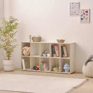 [기타]동그리 1200-2단 교구장 4Colors 아이책장 아이수납장 2단수납장 책꽂이 장난감정리함