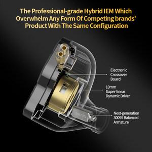 KZ ZSN Pro 2 하이브리드 드라이브 1BA  1DD 이어폰 형 금속 이어폰 HIFI Bass 헤드셋 모니터 이어 버드 스