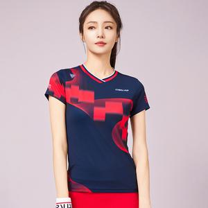 코랄리안 CRTY2471 여성 그래픽 게임 유니폼 반팔티셔츠