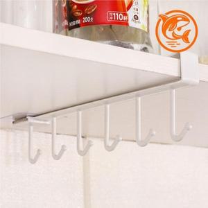 디자인 선반 정리 조리도구걸이 다용도 수납 6구 (3mYfy)
