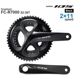 SHIMANO 105 HOLLOWTECH II 로드 크랭크셋  바이크 자전거용  2x11 단 FC-R7000  50-34T  53-39T