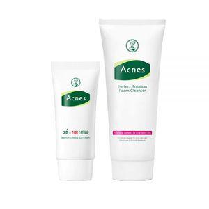 선케어클렌저 2종 (3초 진정 선크림 SPF 50+ PA++++ , 50g+ 퍼펙트 솔루션 폼클렌저 200ml)