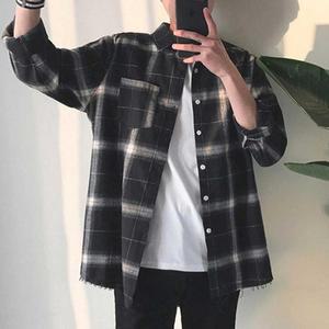 [OF930QQ2]남성 남방 긴팔 가을옷 체크 캐주얼 데일리룩