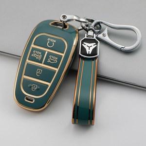 키케이스 Tpu 자동차 키 케이스 커버 5 버튼 현대 소나타 Sel Ev 6 8 IONIQ NEXO 투싼 그랜저