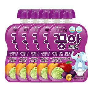 아이배냇 끙아 과일야채주스 씨 C 80ml 5개