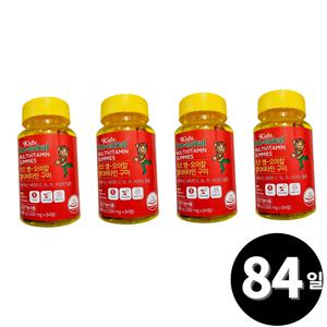 그린스토어 키즈 엠오이칼 멀티비타민 구미 총 84일분