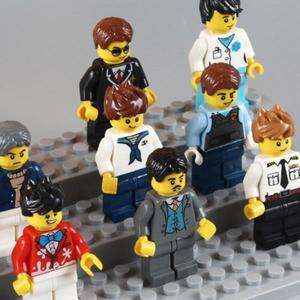건워터 블록 미니 소형 그림 디스플레이 캐비닛은 명확한 먼지 케이스를 조립하지 않고 쌓을 수있는 레고