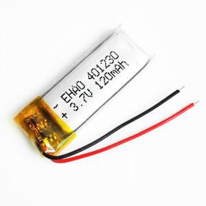 3.7V 120mAh 리튬 폴리머 Lipo 충전지 401230 MP3 GPS Bbluetooth 헤드셋 비디오 펜 카메라 레코더용 소형