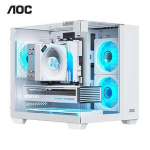 AOC CG389 PC 케이스 게임 MATX 데스크탑 컴퓨터 섀시 Seaview 룸 곡선