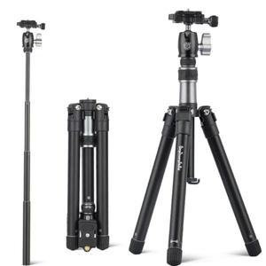 QZSD Q160D 휴대용 삼각대 여행 다기능 라이브 스트리밍 셀카 브래킷 디지털 카메라 모노포드