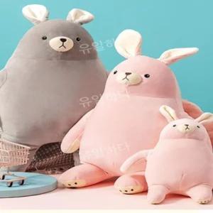 미니소 토끼 국민 애착인형 모찌 그레이 핑크 