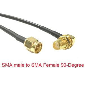 WIFI 안테나 연장 케이블 SMA 수 플러그 암 잭 스트레이트 직각 피그 테일 어댑터 RG174 10cm/20cm/30cm/50