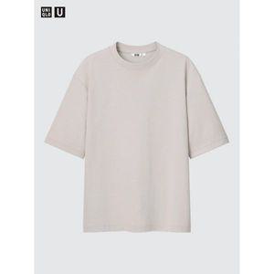 유니클로 에어리즘 오버핏 남자 남성 쿨링 냉감 여름 티셔츠 반팔 시원한 가벼운 코튼오버사이