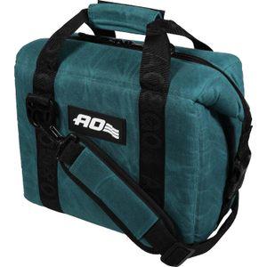 AO 9 8.5 [정규 5년 보증] Coolers(에이오 쿨러즈) 팩 왁스드 캔버스 소프트 쿨러 네이비 L경량 발수 보냉