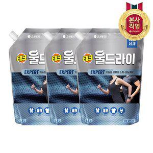 테크 울드라이 중성세제 액스퍼트 리필 1.3L x 3개