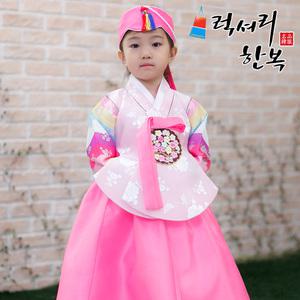 411.연화당의분홍(여)-여아한복/아동한복/유아/돌